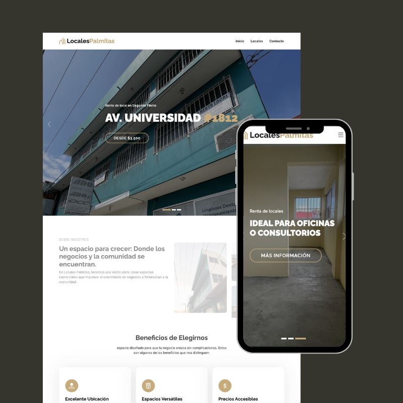 Locales Palmitas - portfolio project