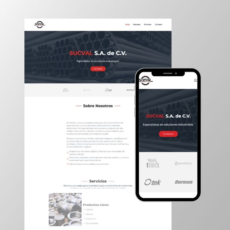 SUCVAL - portfolio project