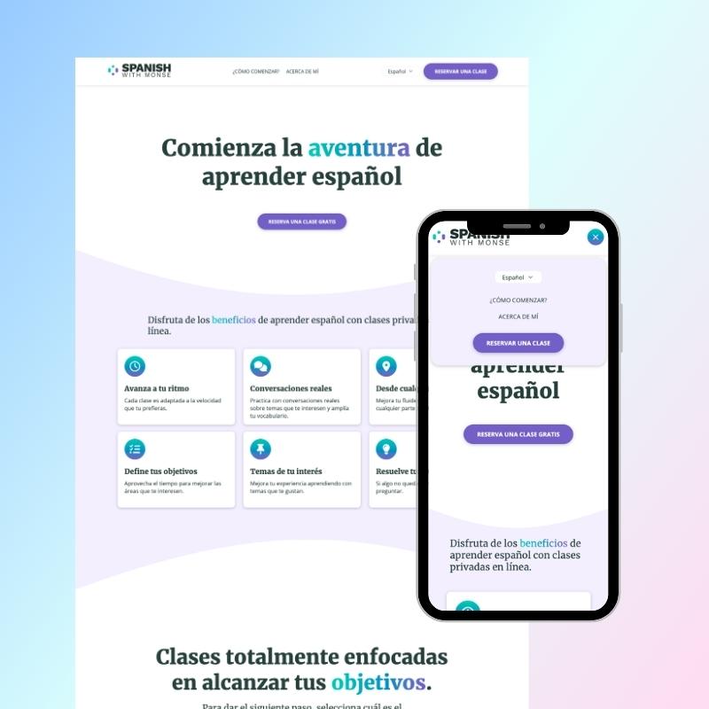 pagina spanish with monse
